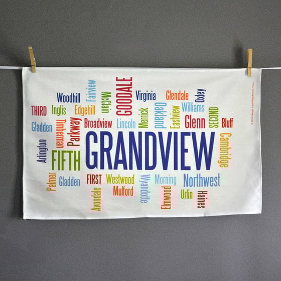 Image of Grandview Tea Towel