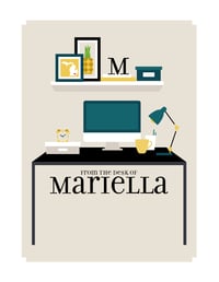 Image 2 of From the Desk of Custom Note Cards