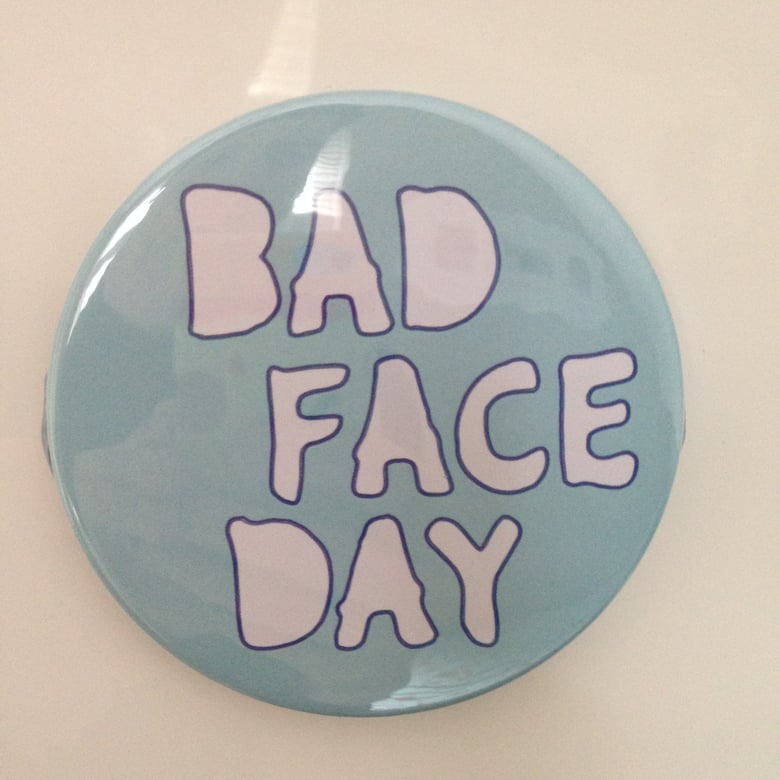 Image of Bad Face Day Pocket Mirror