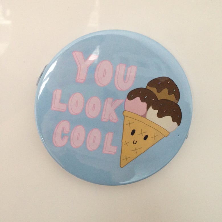 Image of You Look Cool Pocket Mirror