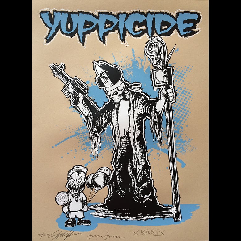 Image of Yuppicide Art Show Poster 18" x 24"