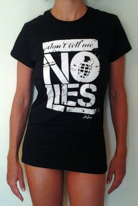 Image of Black "No Lies" t-shirt