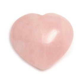 Image of Rose Quartz Crystal Heart (Large)