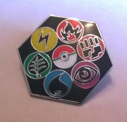 Image of **LIMITED EDITION**ALMOST SOLD OUT** Pokemon Sacred Geometry Pin 