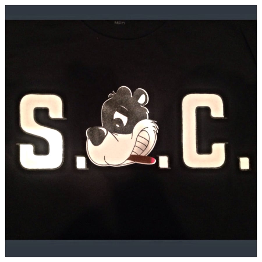 Image of Women's black/white S.O.C. Loudlife Louie long sleeve tee