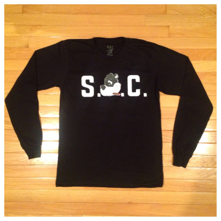 Image of Black/white S.O.C. Loudlife Louie long sleeve tee (men's)