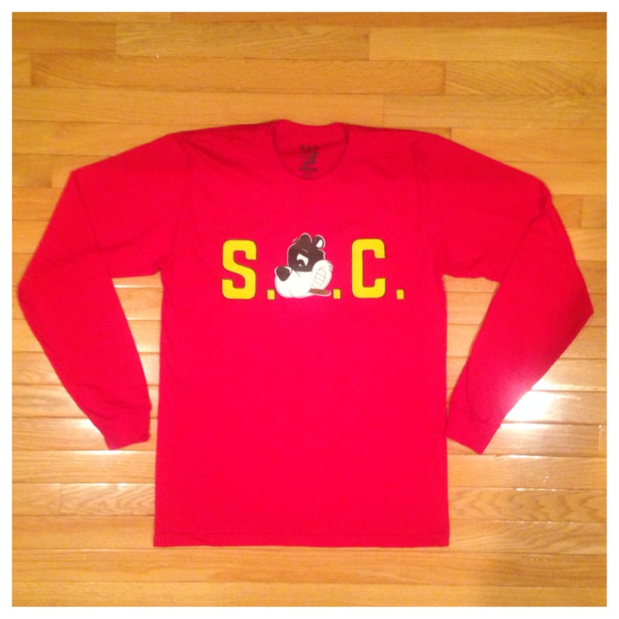 Image of *Limited Edition Ferrari colorway S.O.C. Loudlife Louie long sleeve tee