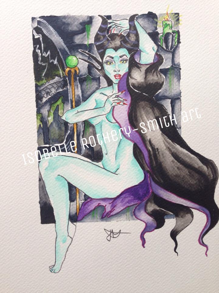 Image of Maleficent Pinup