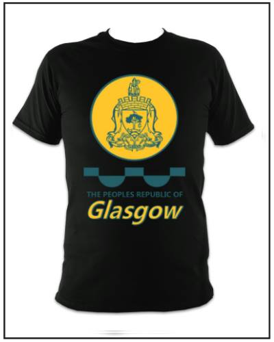 Image of The people's Republic of Glasgow - T-shirt (black) *SOLD OUT*