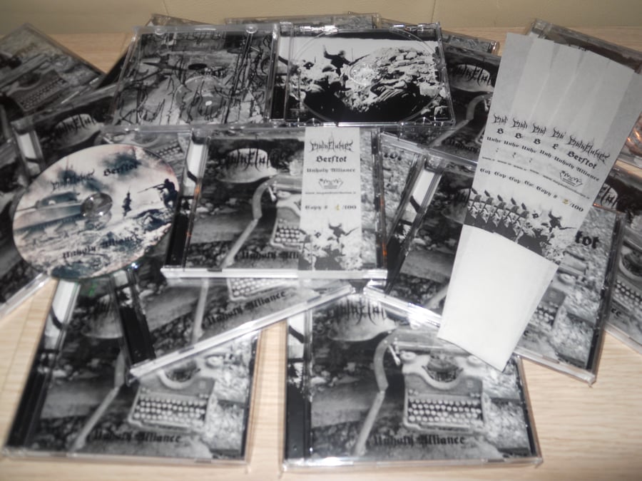 Image of Malaflame/Berstot split album