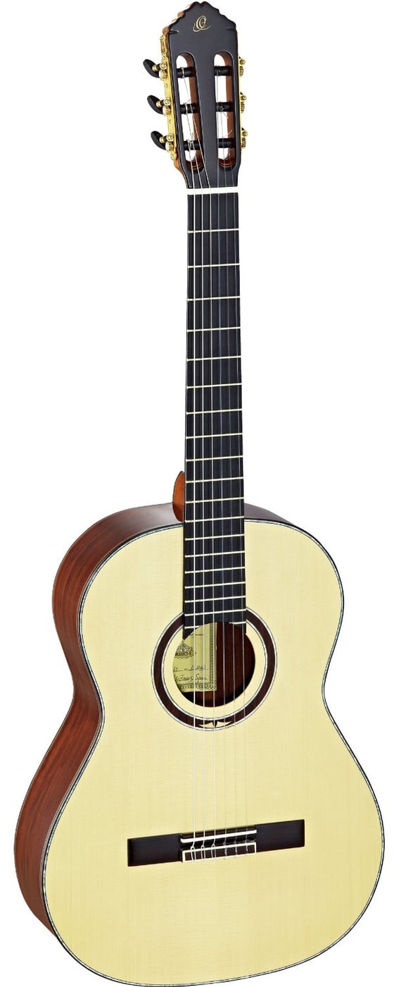 Image of Ortega M200CS-C Nemesis Series Classical Guitar with Spruce Solid Madagascar Rosewood 