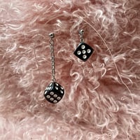 Image 1 of Lucky Dice Earrings 
