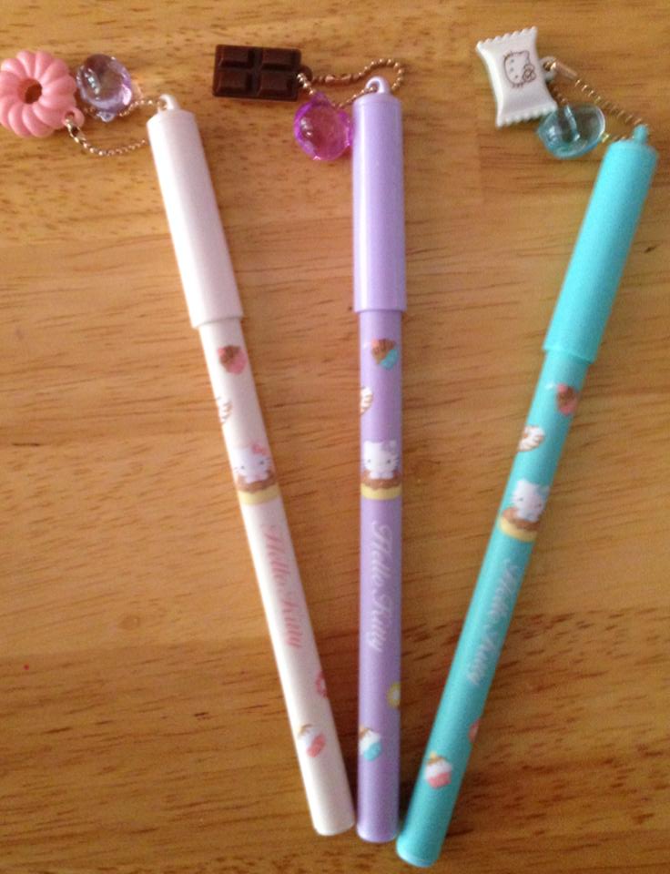 Prettyyummycute — Hello Kitty Sweets Charm Pens
