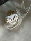 White Clover Earrings