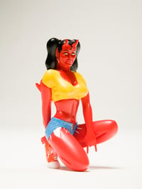 Image 2 of "Pigtails" DEVIL GIRL mini-statue