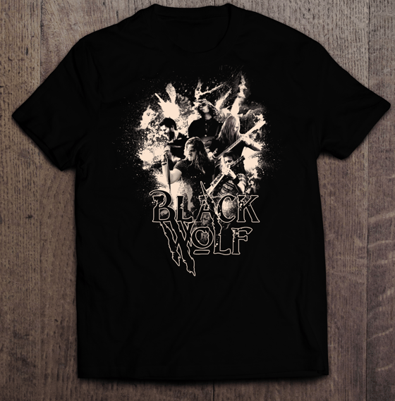 Image of T-Shirt: Faces Of Blackwolf