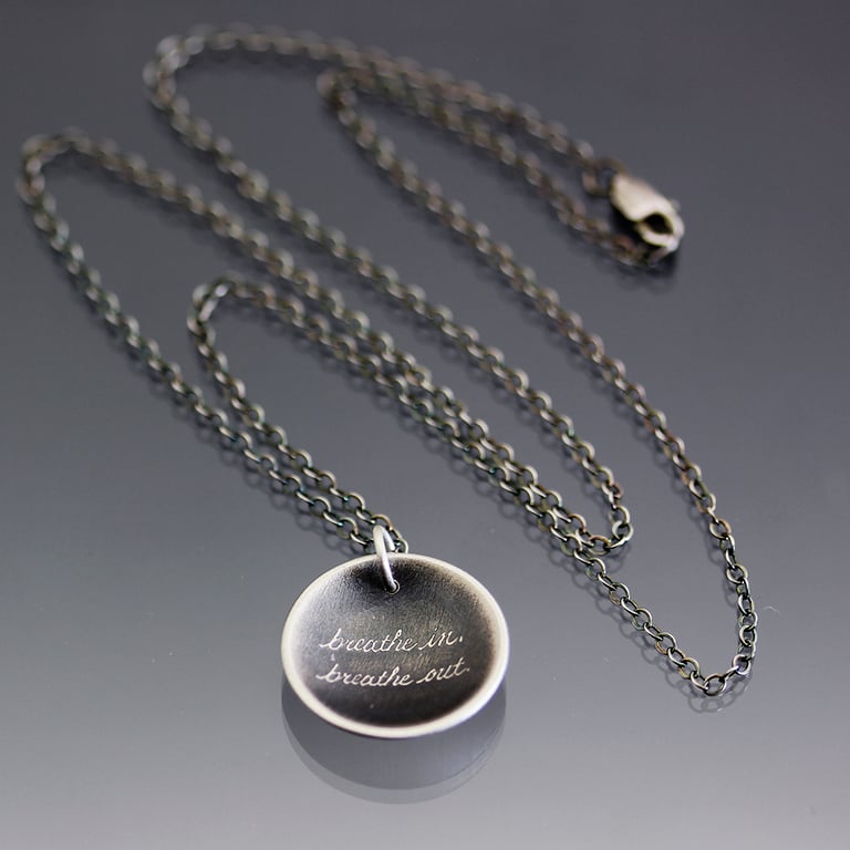 Breathe In, Breathe Out Necklace Image 3