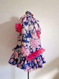 Image 2 of hanari memori - yukata dress, skirt and shrug set with obi 