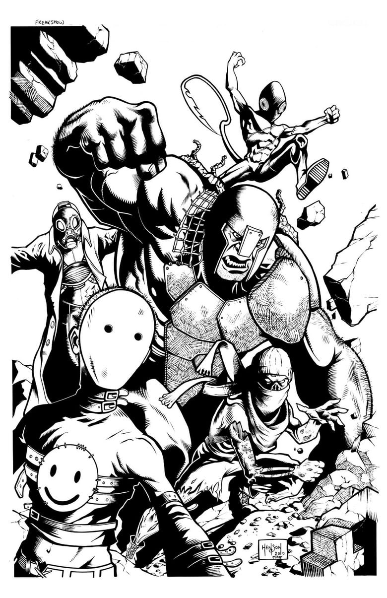 Image of Freakshow Cover/Pin-up (11x17)