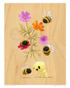 "Cosmo Bumble" Giclee Print