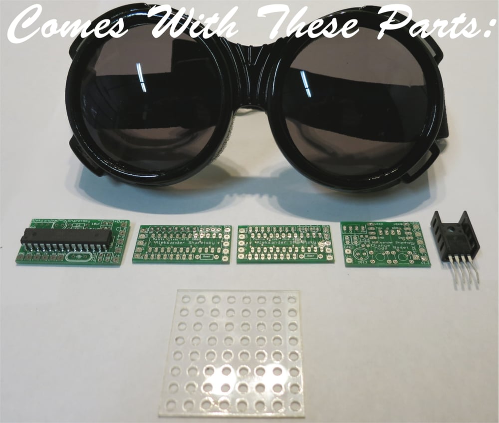 Image of LED Goggles - DIY Kit