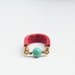 Image of Classic dot rings - Red