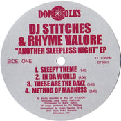 Image of DJ STITCHES & RHYME VALORE "ANOTHER SLEEPLESS NIGHT" EP