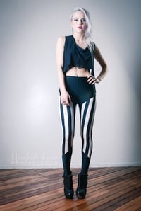 Image 1 of Stripe leggings