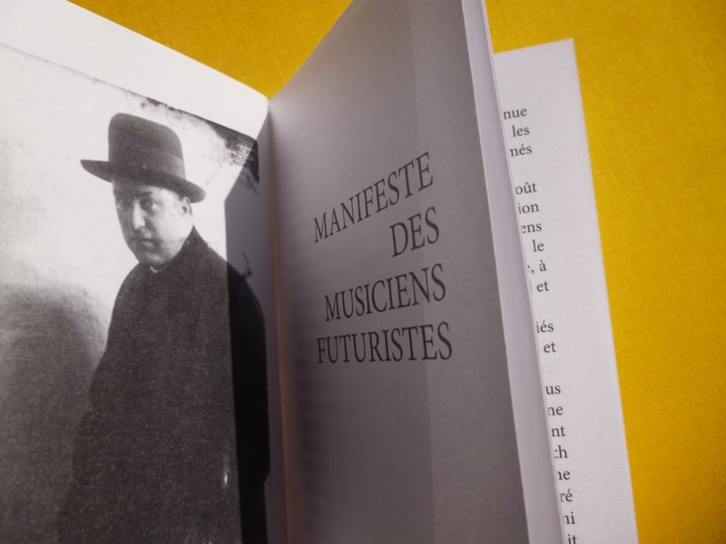 Image of Manifeste des Musiciens futuristes de Francisco Balilla Pratella