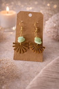 Amazonite dangles 