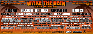 Image of WAKE THE DEEN FESTIVAL 2014 TICKETS