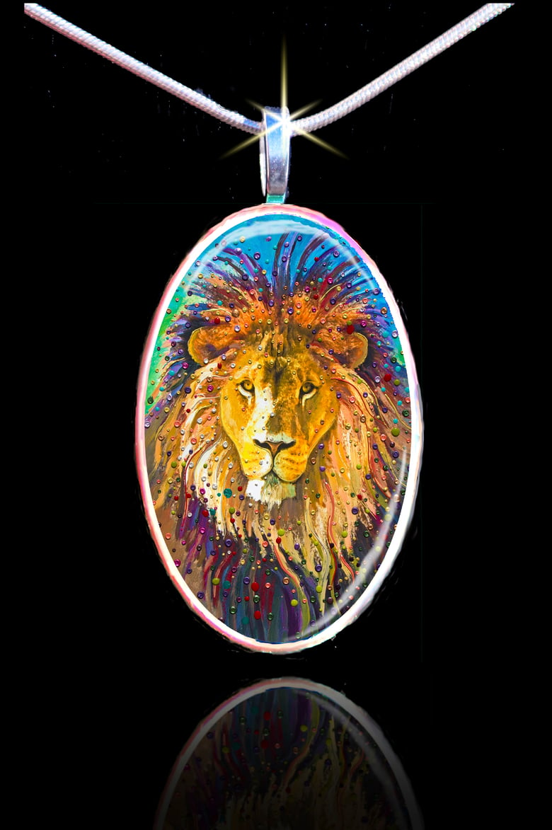Image of Lion Heart Energy Pendant