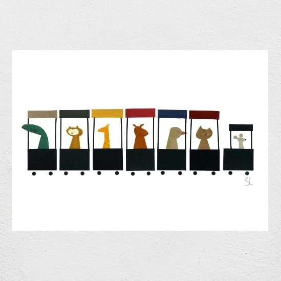 Image of Caravan Print