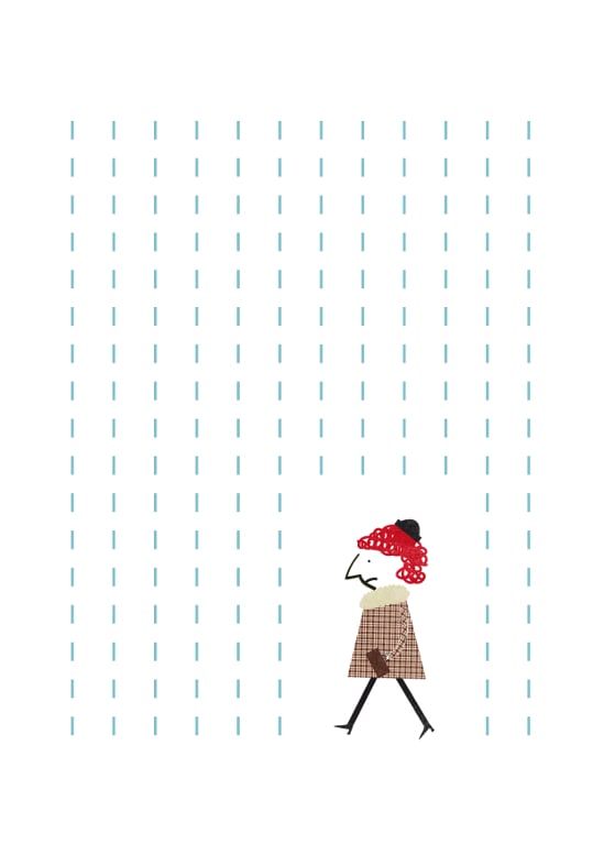 Image of It's Raining Set of three Prints
