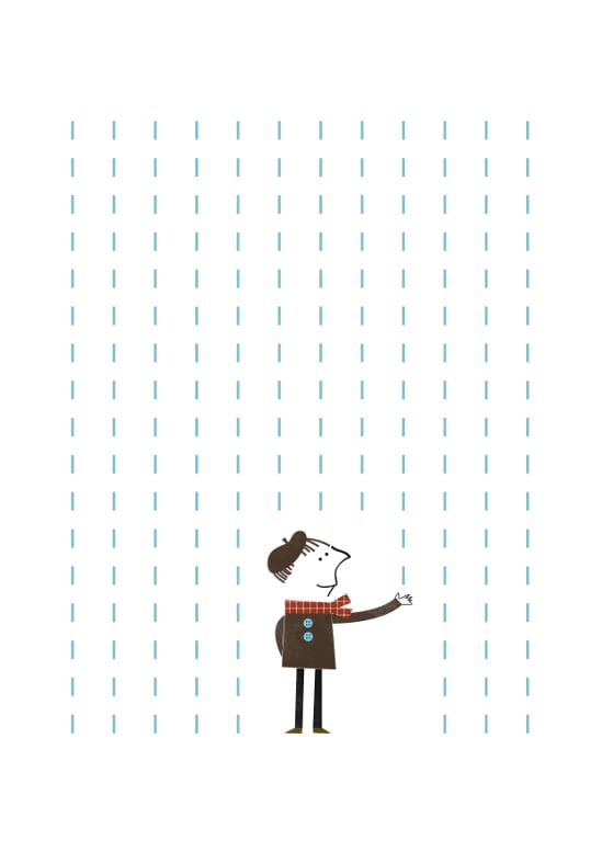 Image of It's Raining Set of three Prints