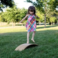 Image 2 of Solid Wood Rockerboard™ Waldorf Wooden Balance Board