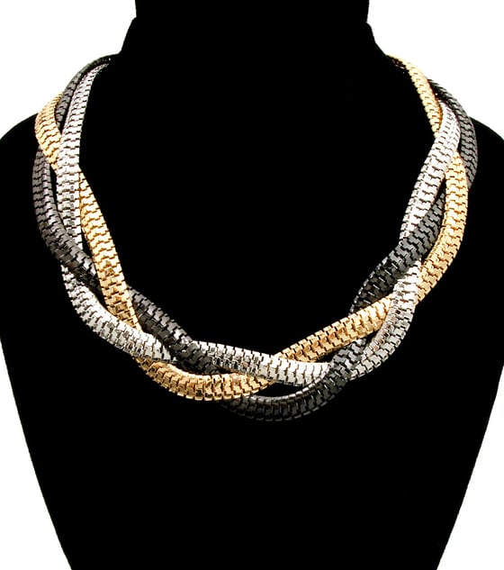 Image of Twisted Snake Chain Necklace