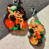 Splatoween Spooky Sisters Glitter Epoxy Charms