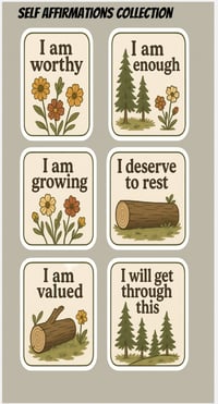 Self Affirmations Collection- Nature