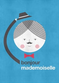 Image 3 of Bonjour Mademoiselle Print