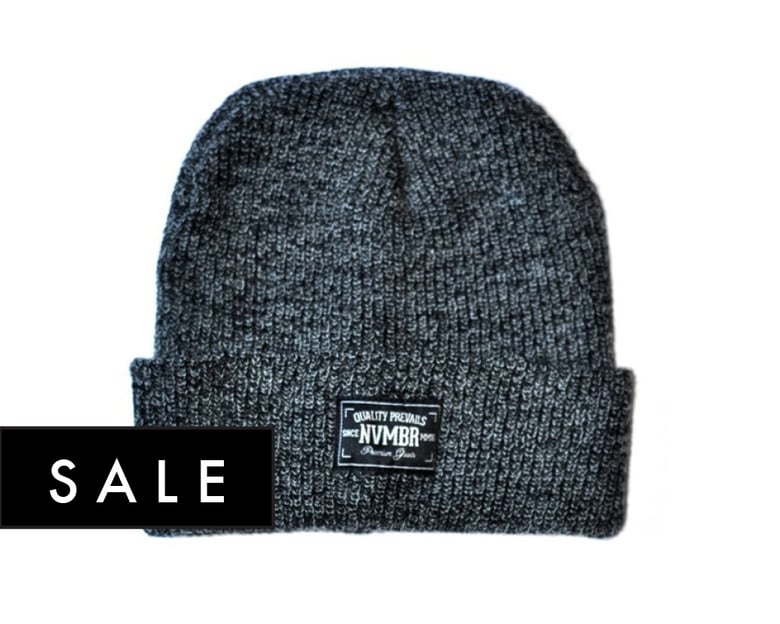 Image of VC BEANIE - CHARCOAL