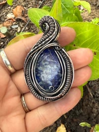 Image 1 of Copper Sodalite Pendant