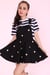 Image of Ready to post - Black Daisy Pinafore
