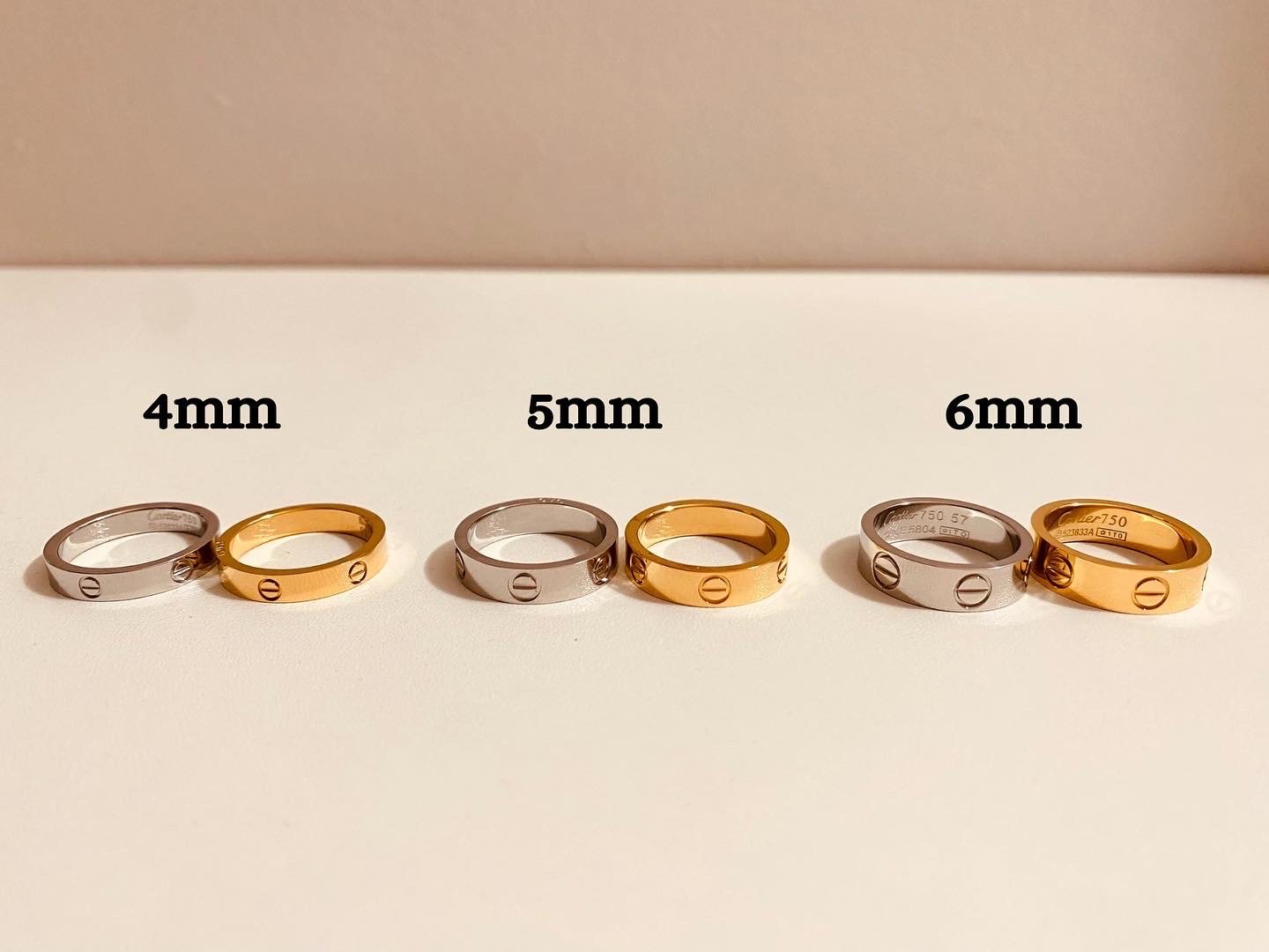 5mm cartier ring