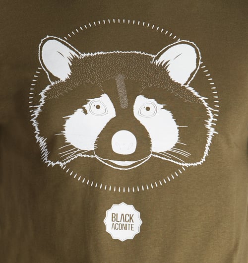 Image of Racoon - tee-shirt col rond homme