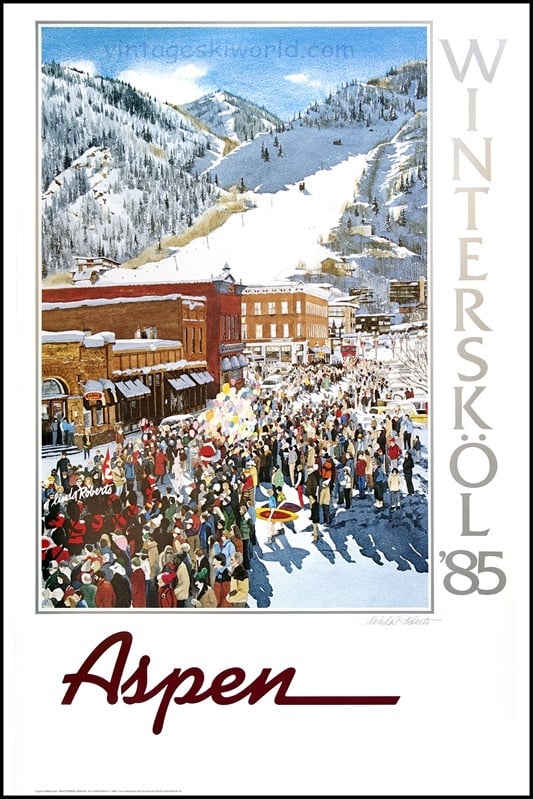 Image of Aspen 1985 Winterskol poster