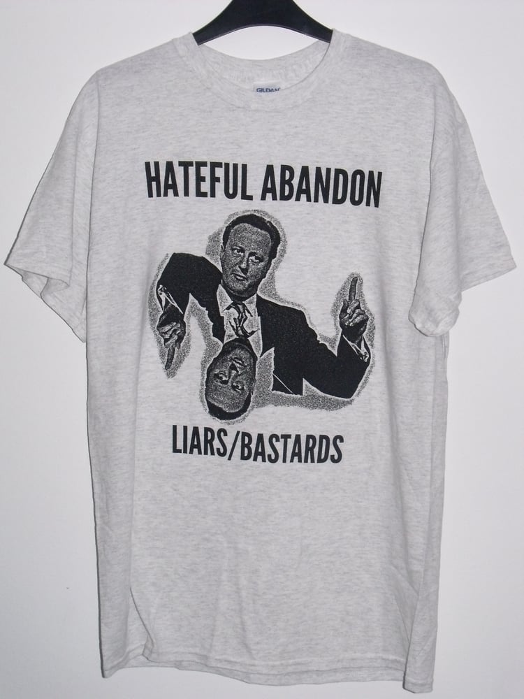 Image of Hateful Abandon - Liars/Bastards Band T-shirt