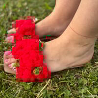 Image 3 of Sandalias - SPIKED Roses 