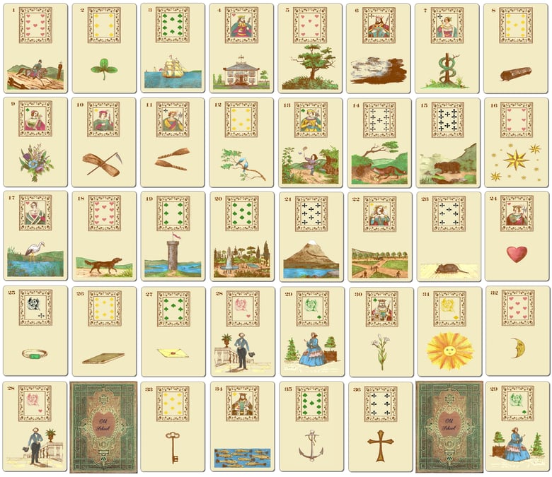 Image of Old School Lenormand 