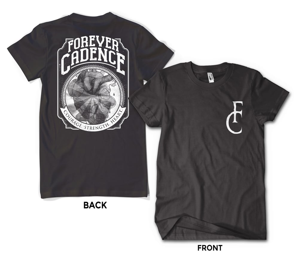 Image of Courage. Strength. Heart. T-Shirt